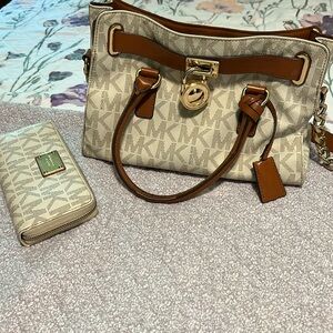 Michael Kors purse with wallet